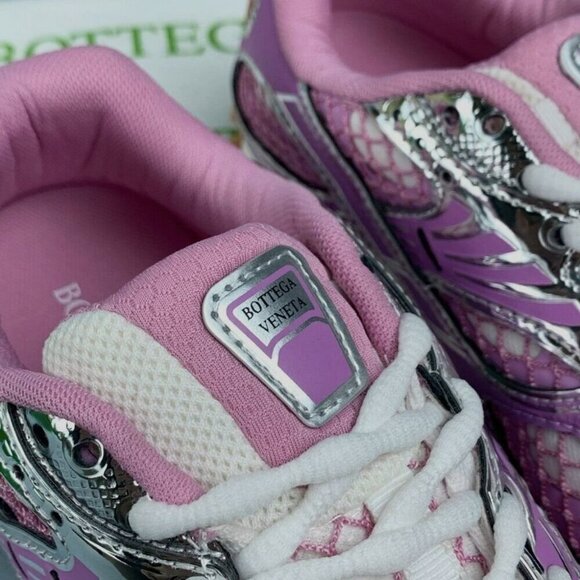 Bottega Veneta Women's Sneakers Pink - Picture 6 of 8